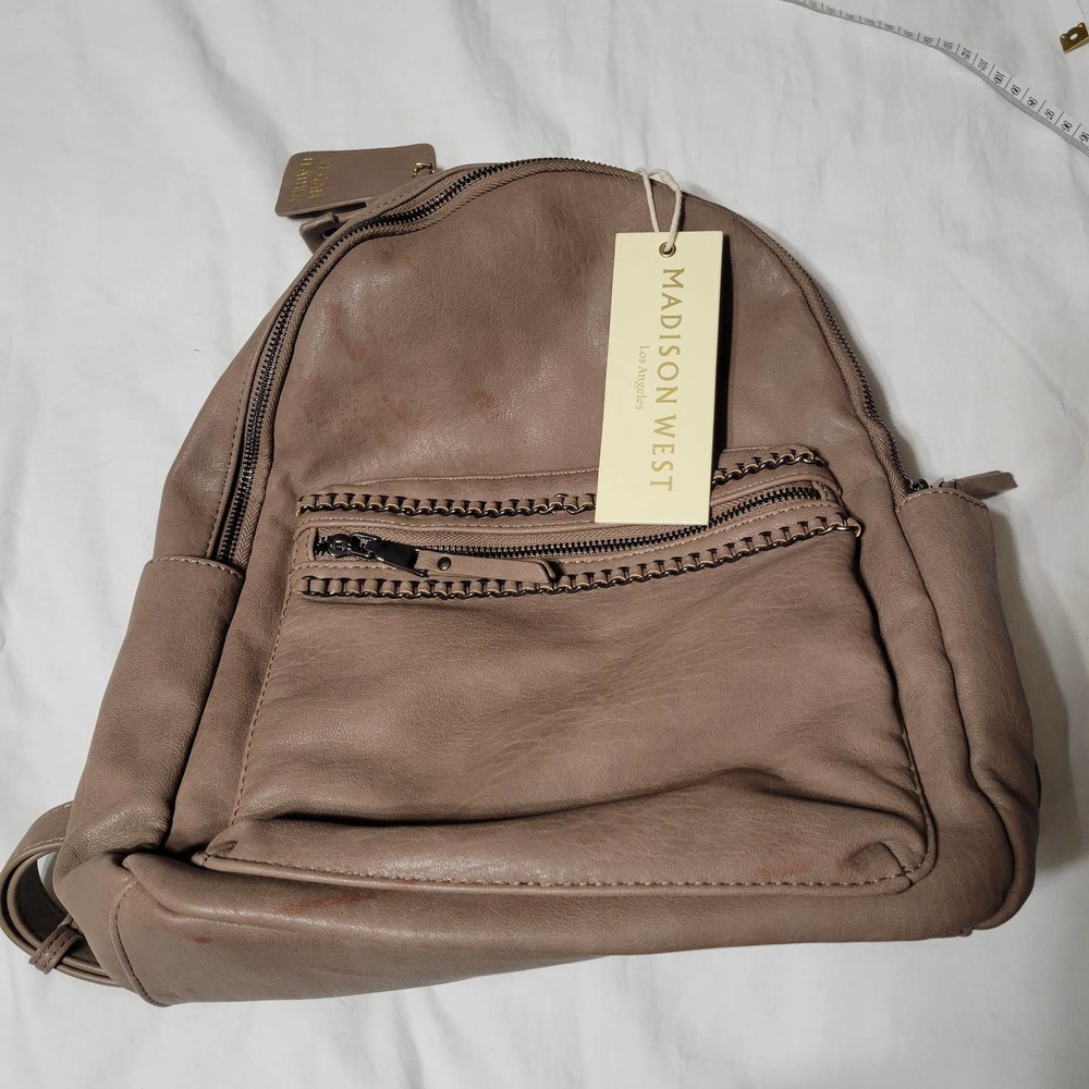 Madison West Gray Backpack